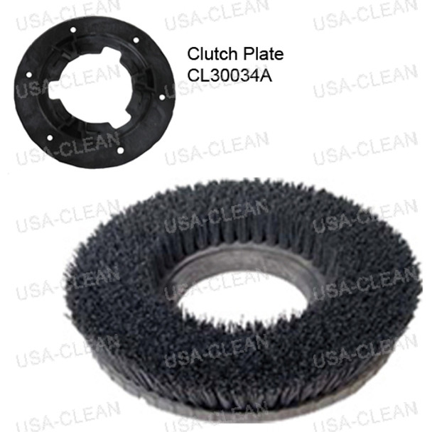 813216 W/ CL30034A - 16 inch heavy grit stripping brush - 80 grit (OBSOLETE) 996-1641