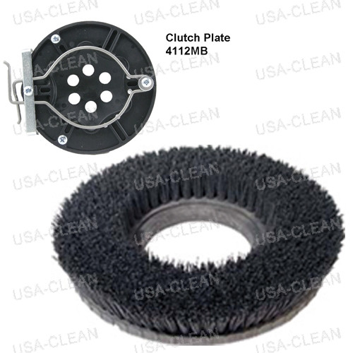 773212 W/ 4112MB - 12 inch heavy grit stripping brush - 80 grit 996-1632