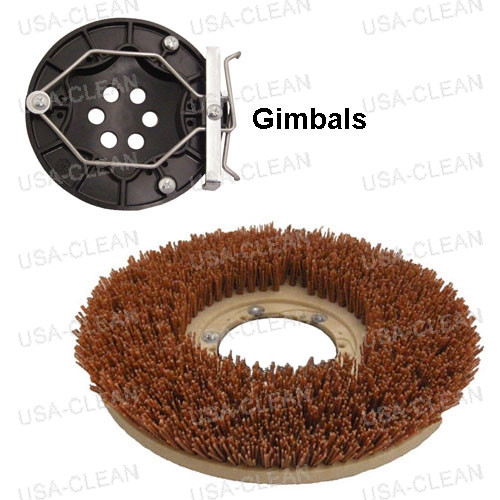 773212 W/G-400S - 12 inch heavy grit stripping brush - 80 grit 996-1596