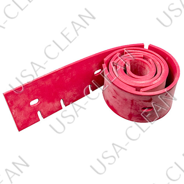  - Squeegee blade 28 inch gum rubber front 994-0087