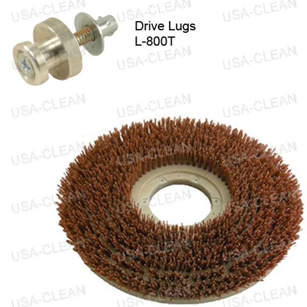 816513 W/ L800T - 13 inch medium grit scrubbing brush - 180 grit 996-1563                      