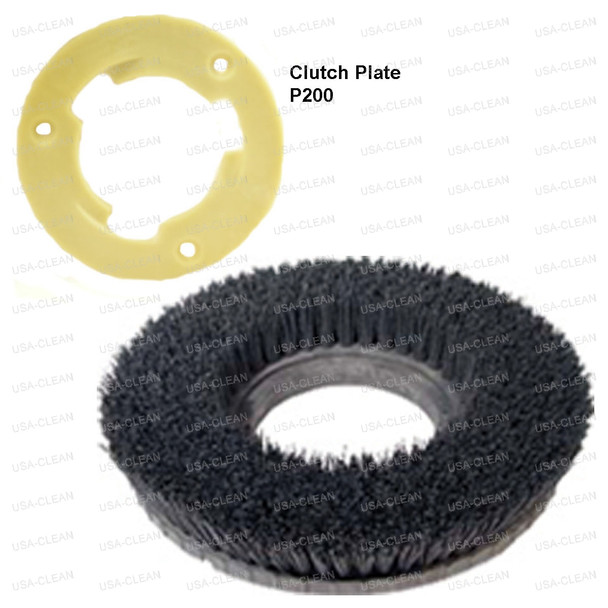 773212 W/ P200 - 12 inch heavy grit stripping brush - 80 grit 996-0611