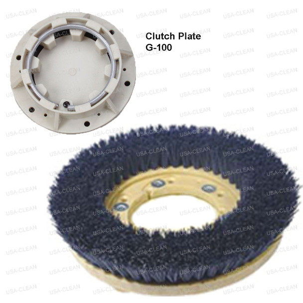 816521 W/G100 - 21 inch medium grit scrubbing brush - 180 grit 996-0583                      