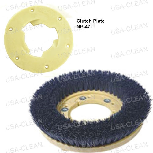 816520 W/NP-47 - 20 inch medium grit scrubbing brush - 180 grit 996-0581