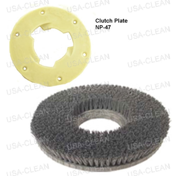 813412 W/NP-47 - 12 inch lite grit scrubbing brush - 500 grit 996-0505                      