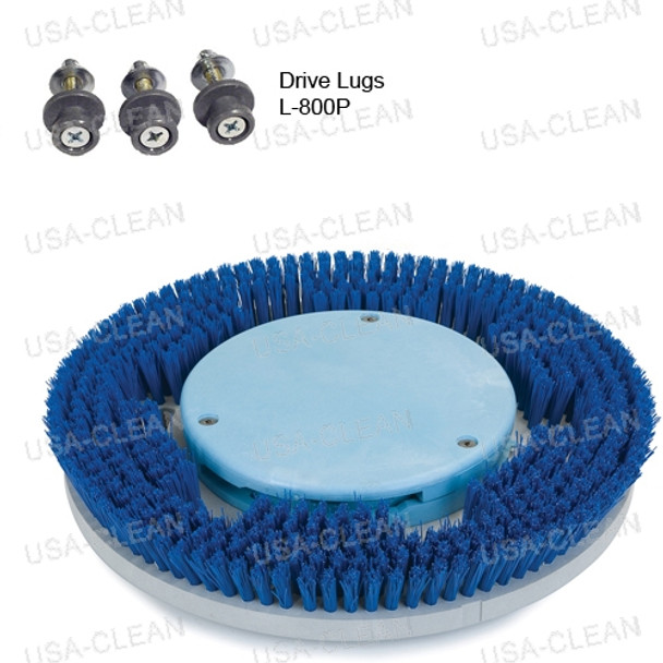 812919 W/L800P - 19 inch nylon carpet scrubbing brush 996-0365