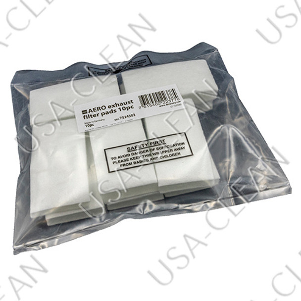 7524303 - Exhaust filter pad (pkg of 10) 292-4686 7524303 - Exhaust filter pad (pkg of 10) 292-4686