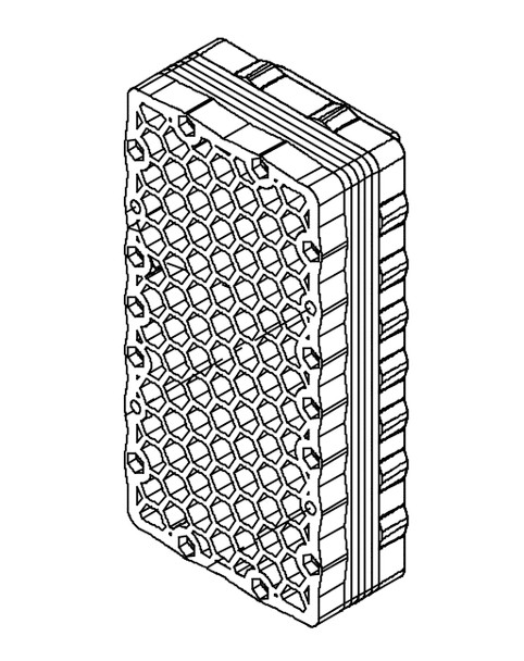 1208164 - High flow 5 plate electrode 375-0282