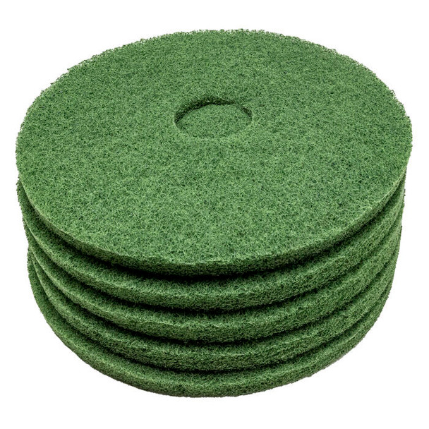 55-16/ETC - ETC 55-16/ETC 16 inch premium green scrubbing pad (pkg of 5)