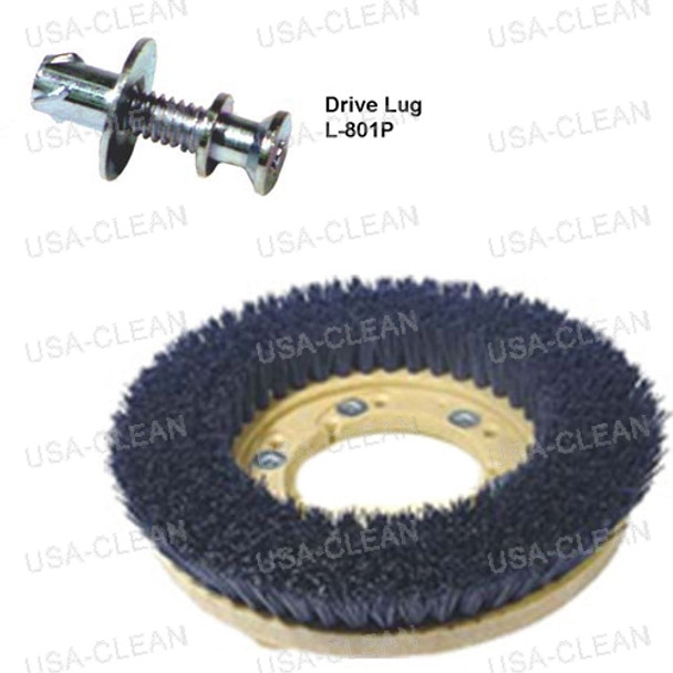 816519 W/ L-801P - 19 inch medium grit scrubbing brush - 180 grit 996-0127 816519 W/ L-801P - 19 inch medium grit scrubbing brush - 180 grit 996-0127