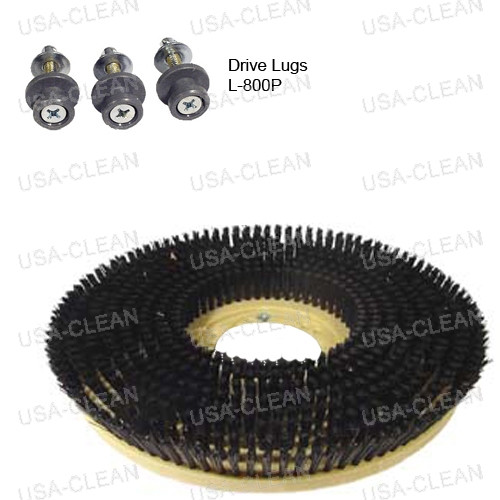 772919  W/ L-800P - 19 inch nylon scrubbing brush 996-0230