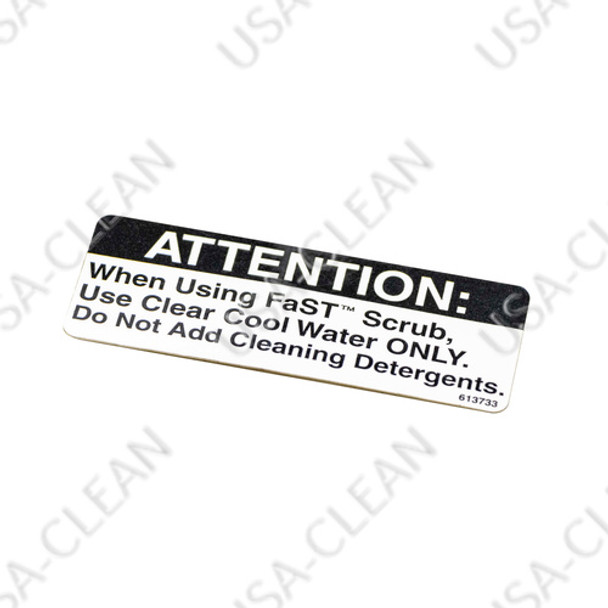 613733 - Attention decal 175-0235