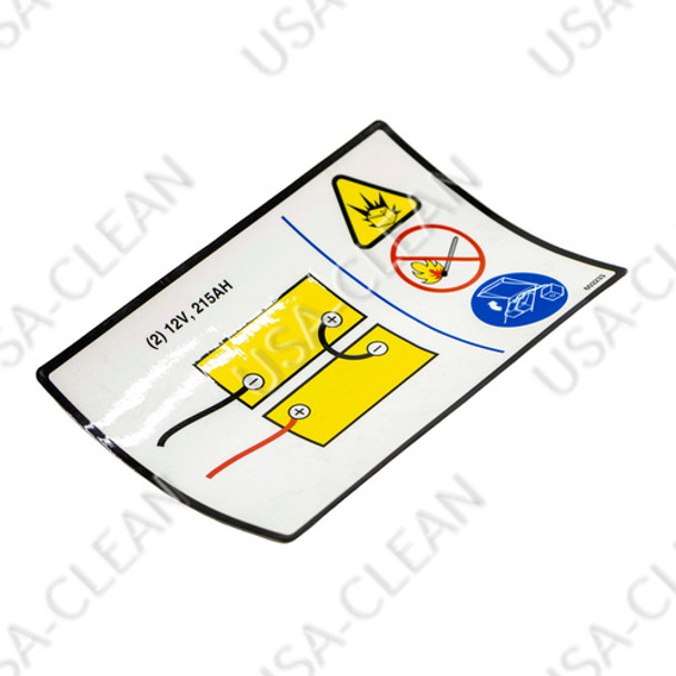 603233 - Battery recharge decal 175-2982