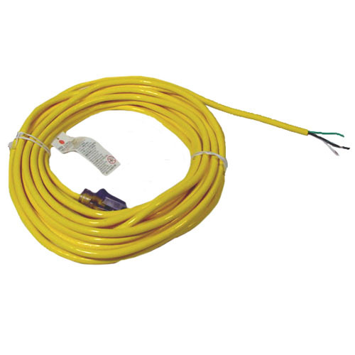  - 16/3 replacement power cord 50 foot (yellow) 991-5006