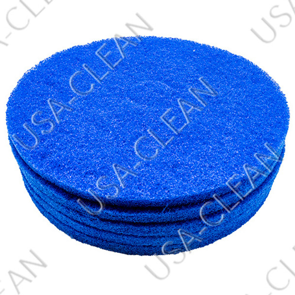 53-20/ETC - 20 inch premium blue cleaning pad (pkg of 5) 255-2070