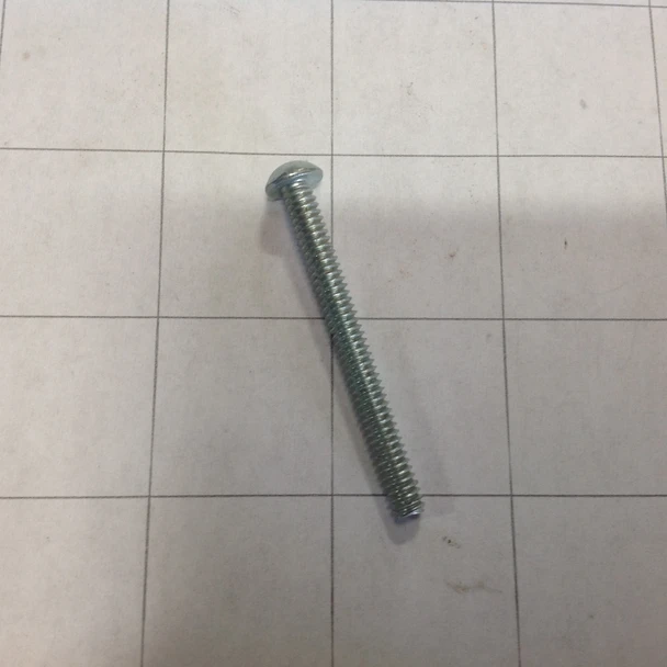  - Screw 10-24 x 2 round head slotted zinc plated 999-0652
