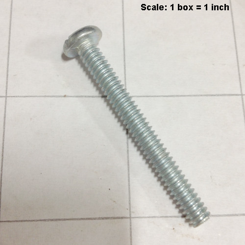  - Screw 10-24 x 1 3/4 pan head slotted zinc plated 999-0574