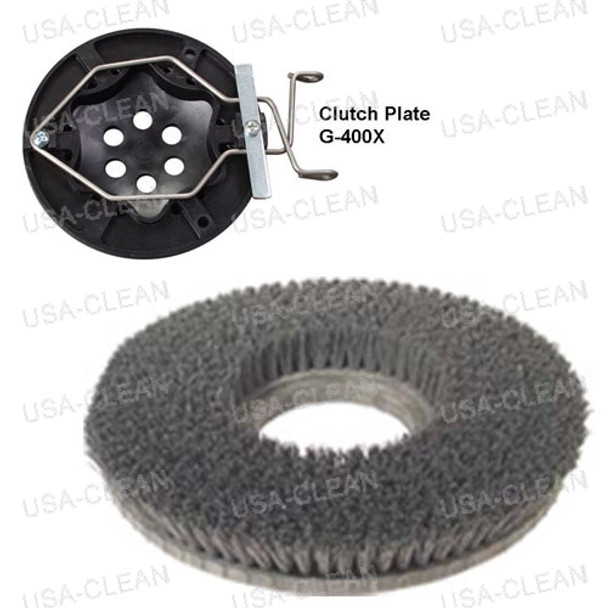 813411 W/ G-400X - 11 inch lite grit scrubbing brush - 500 grit 996-1695