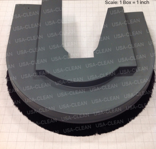 315950 - Left hand brush housing - includes skirts 272-8174 315950 - Left hand brush housing - includes skirts 272-8174