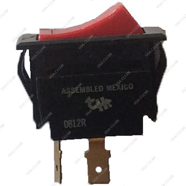 4-230 - SPST rocker switch (red) 202-3589