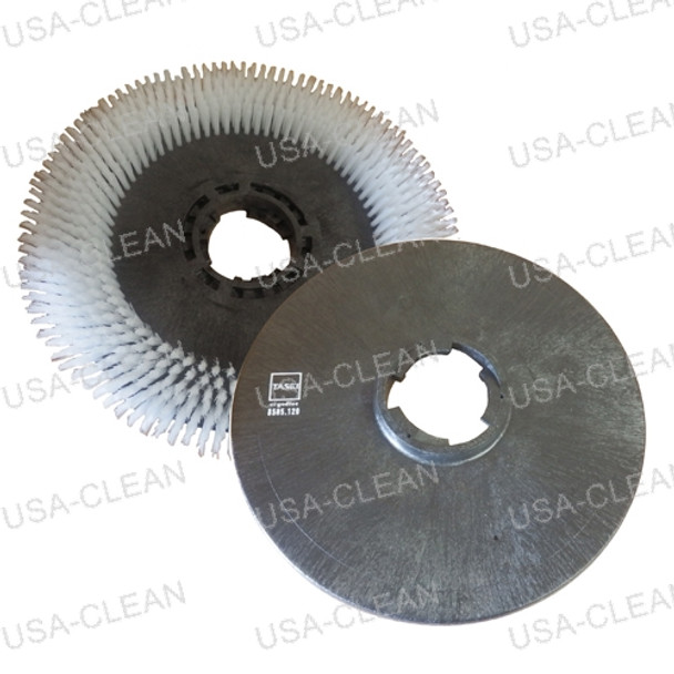 8505120 - 20 inch soft scrubbing brush (molded with clutch) (white) 192-1453 8505120 - 20 inch soft scrubbing brush (molded with clutch) (white) 192-1453