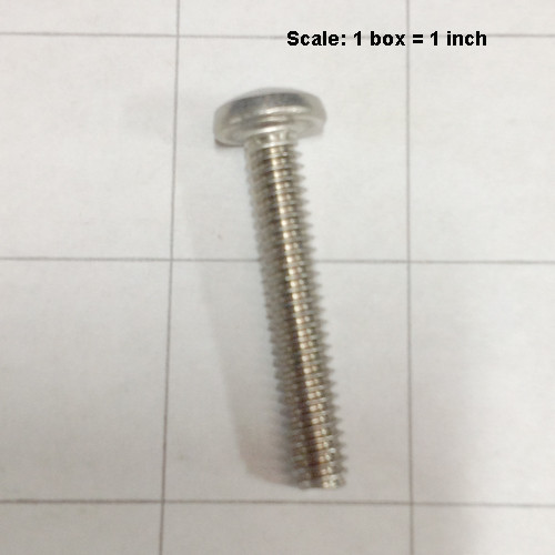  - Screw 1/4-20 x 1 1/2 pan head phillips stainless steel 999-0523