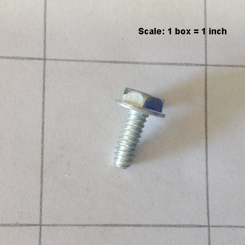  - Screw 6-32 x 3/8 hex washer head unslotted thread rolling 999-0277