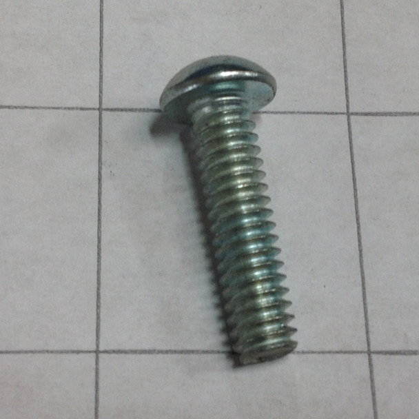  - Screw 1/4-20 x 1 round head slotted zinc plated 999-0375