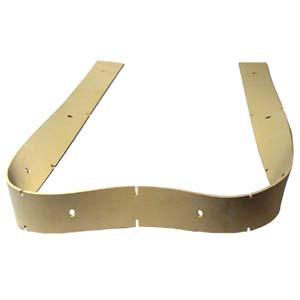 397362 - Squeegee blade front notched gum rubber 511/2 inch (OBSOLETE 172-8102