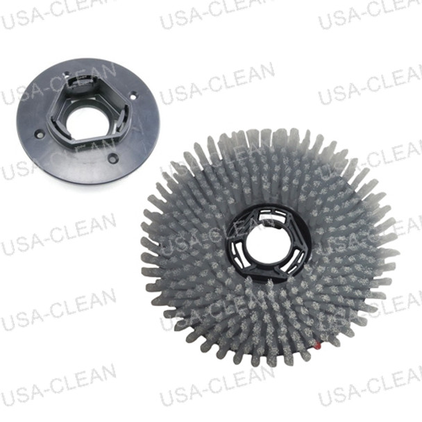 7510632 - 11 inch soft nylon scrubbing brush (white) 192-9432