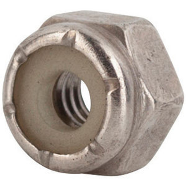  - Nut 6-32 hex nylon insert lock stainless steel 999-6688                      