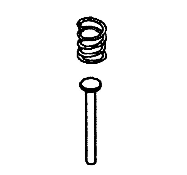 190600 - Valve pin and spring (OBSOLETE) 175-3571