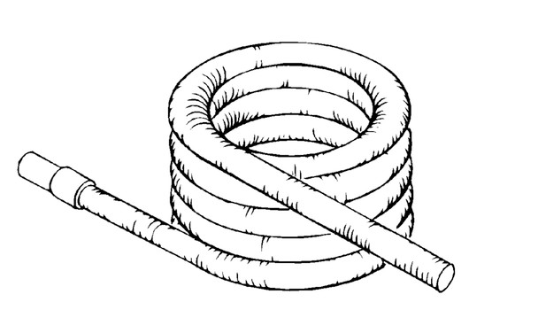 160402 - 50 foot vacuum hose assembly 175-3591