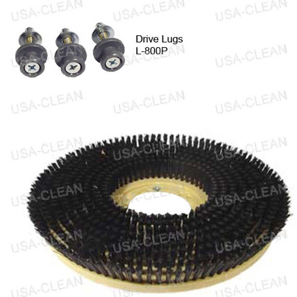 772912  W/ L-800P - 12 inch nylon scrubbing brush 996-0211 772912  W/ L-800P - 12 inch nylon scrubbing brush 996-0211