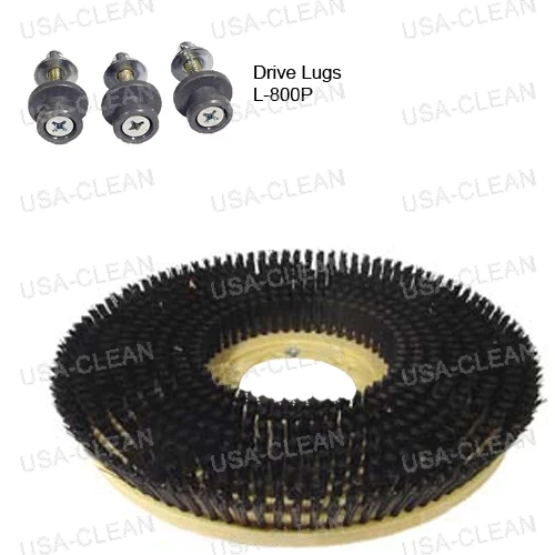 772411 W/ L800P - 11 inch polypropelene scrubbing brush 996-0286