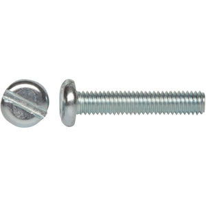  - Screw 1/4-20 x 1/2 pan head slotted zinc plated 999-0323