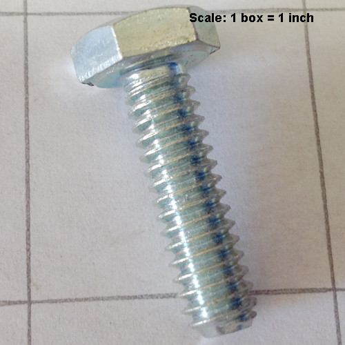  - Bolt 1/4-20 x 7/8 hex head grade 5 zinc plated 999-0300