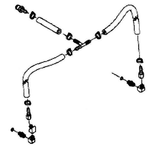 1021844 - Left side hose assembly 175-8853