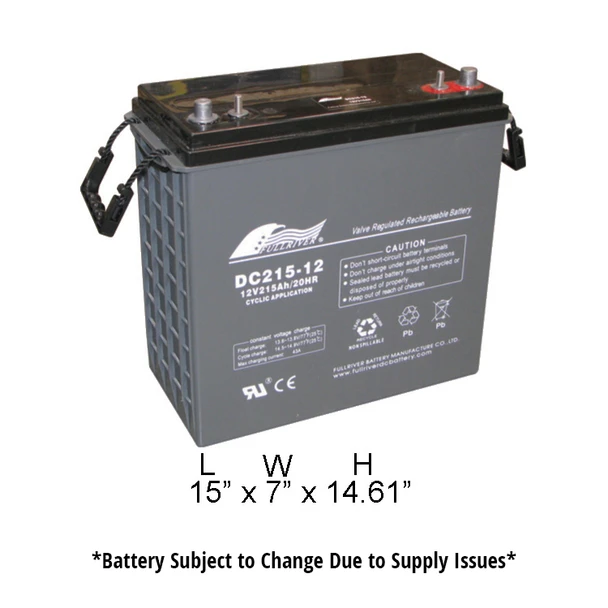  - 12V 215Ah AGM battery (Group J185) (SNSR) 162-0047