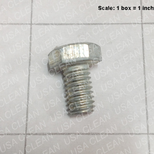 - Bolt M6-1 x 10mm hex head full thread zinc (350B) 999-0436
