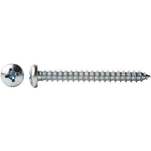  - Screw 8 x 1/2 pan head phillips T-A sheet metal zinc 999-0458