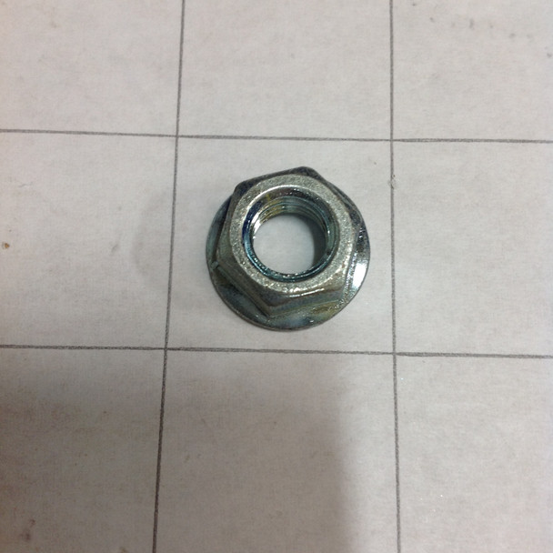  - Nut 3/8-16 flange lock serrated zinc plated 999-0488