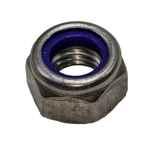  - GRAINGER 22RW66 Nut M12-1.75 nylon insert lock stainless steel