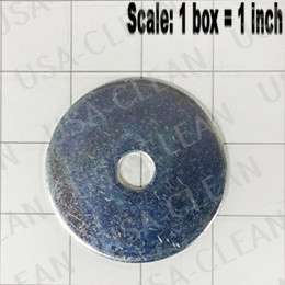 02384 - Washer 1/2 x 2 3/5 flat steel plated 275-0481