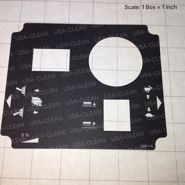 1025114 - Upper operational label 275-4701 1025114 - Upper operational label 275-4701