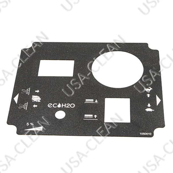 1050010 - Upper console label Ec-H2o 275-5718                      