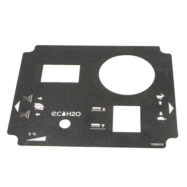 1050010 - Upper console label Ec-H2o 275-5718