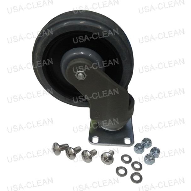 9664Q - 5 inch front quiet swivel caster wheel 280-0039 9664Q - 5 inch front quiet swivel caster wheel 280-0039