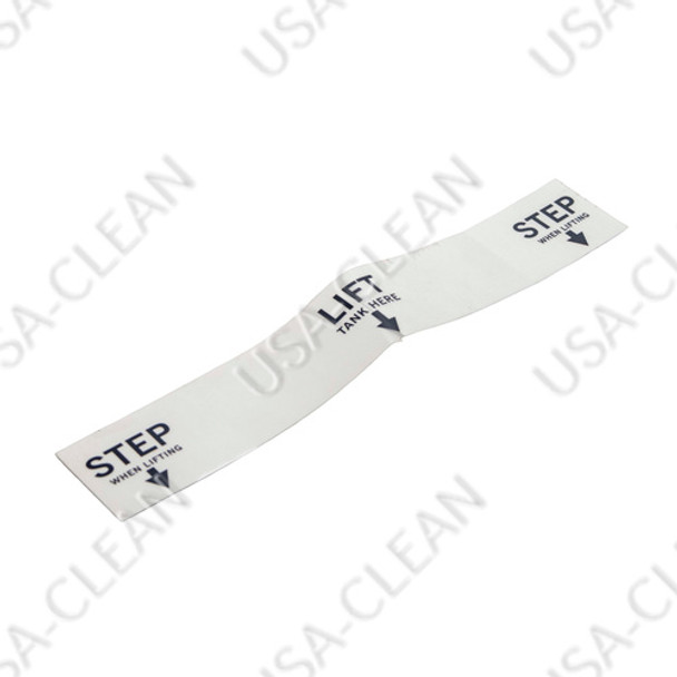 14676 - Lift step decal 183-3088 14676 - Lift step decal 183-3088