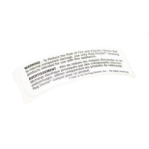 71586 - Warning decal 238-5392